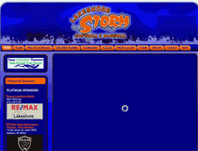 Tablet Screenshot of lakeshorestormsoftball.com